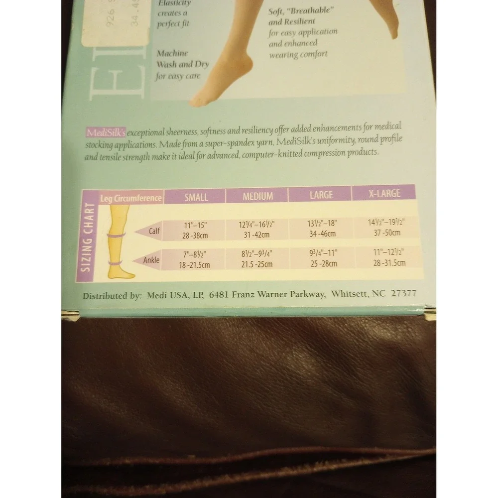 Medical compression‎ knee high socks.